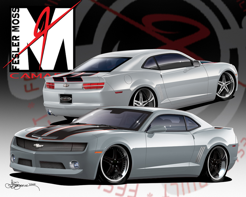 Illustration for article titled Fesler-Moss Builds A Corvette ZR1-Powered Camaro SS